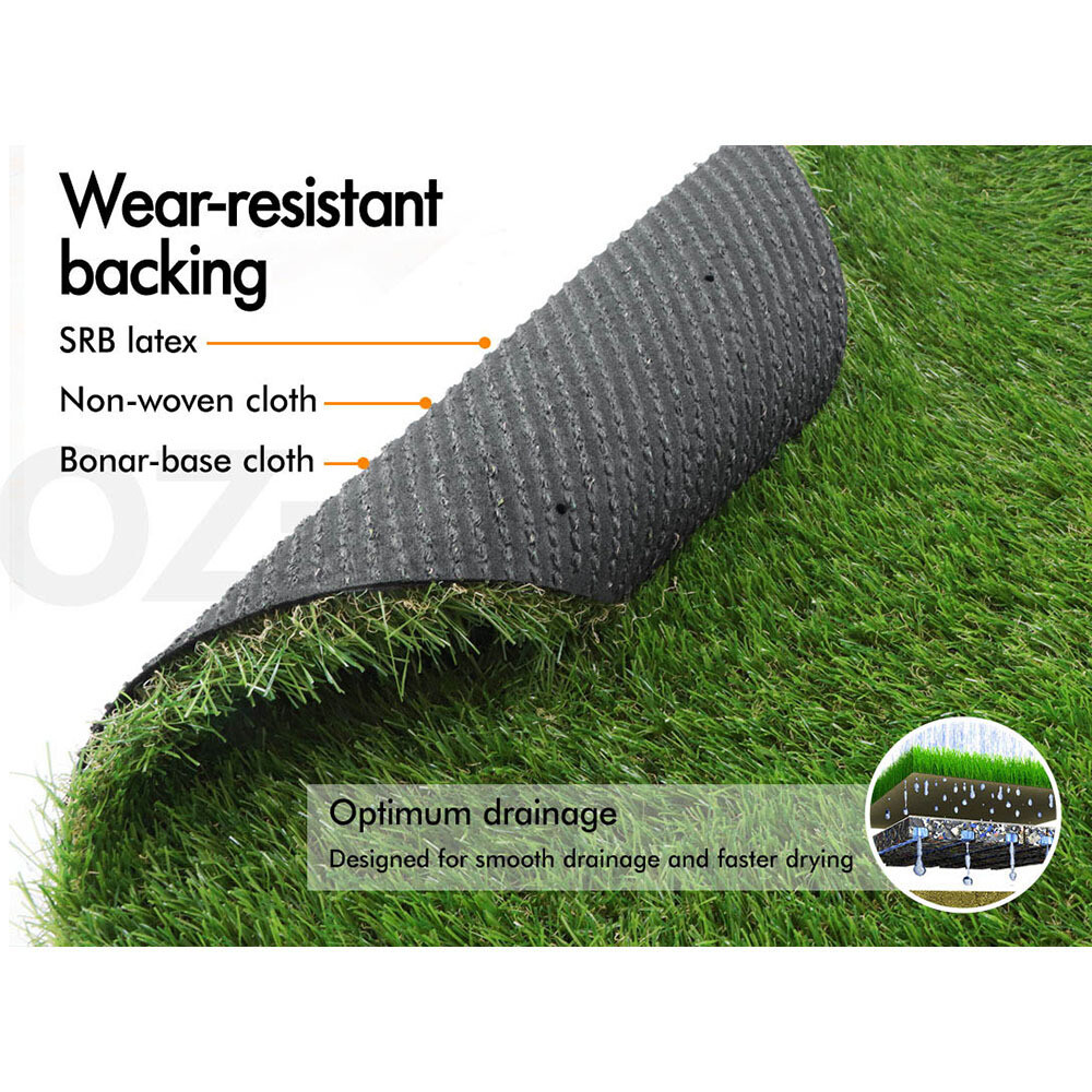 OTANIC Artificial Grass Synthetic turf Fake Yarn Lawn 4Colour Lawn 35