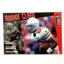 Terry Glenn 1996 Collector's Choice Rookie Card #8 NFL Patriots Buckeyes Cowboys. rookie card picture