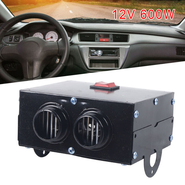 Portable Electric Car Heater 12V 600W Heating Fan Defogger Defroster Demister