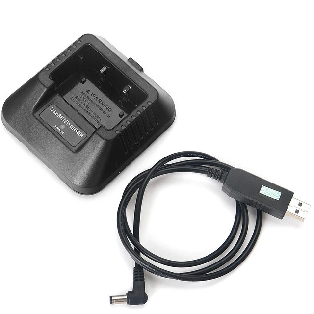 USB Battery Charger For Baofeng UV-5R UV-5RE DM-5R Walkie Talkie Ham Radio - Image 2 of 4