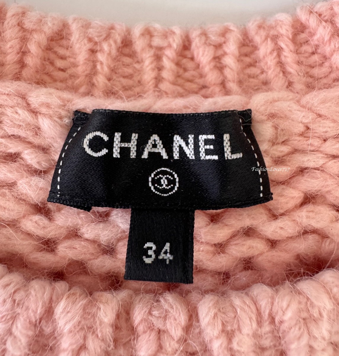 CHANELレディース CHANEL 21B LIGHT PINK ALPACA WOOL SWEATER 34 XS | eBay