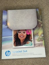 HP Sprocket 3x4" Instant Photo Printer Wireless Bluetooth Portable Zink iOS Andr