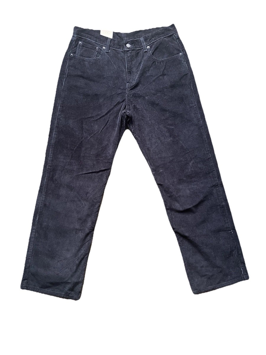 New -Levi Strauss Co Black Corduroy Pant Sz 31x 30 Classic Red Tag