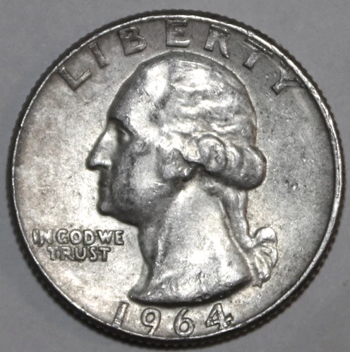 1964-D Washington Quarter - 90% Silver - Extra Fine - #1363EA