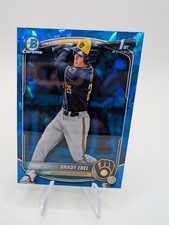 2025 Bowman Draft Sapphire Brady Ebel Chrome 1st Prospect #BDC-194 -Brewers