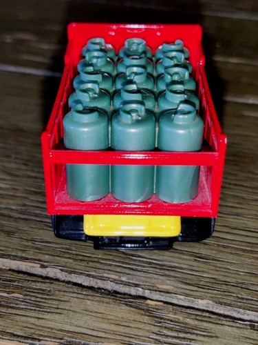 Coca-Cola Delivery Truck Train Accessory Yellow Red Full K Line Electric Trains - Picture 4 of 6