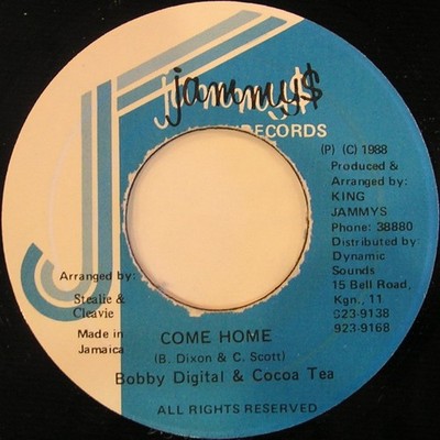 Bobby Digital* & Cocoa Tea - Come Home (7'') (Very Good (VG)) - 3998295217