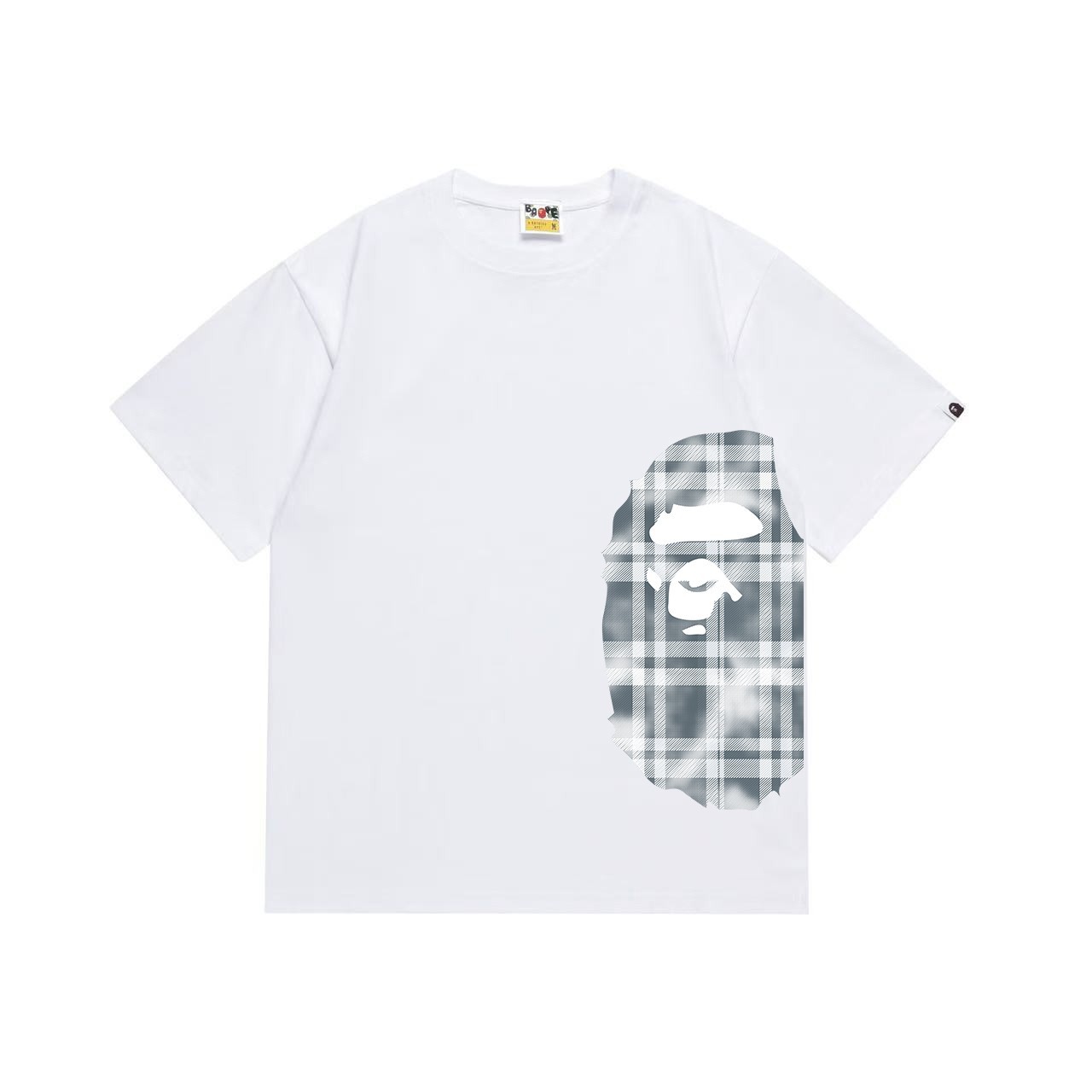 White/Black/ New BAPE T-Shirt  Tee - A Bathing Ape