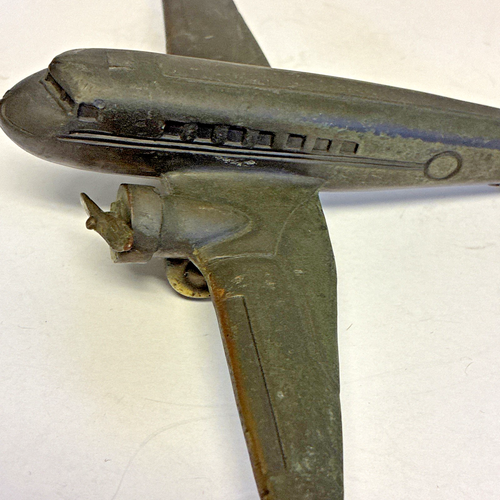 K&O Kronheim & Oldenbusch Co Flugzeug Bronze DC-3 C47 Aircraft WWII Ära USA LESEN - Bild 10 von 20