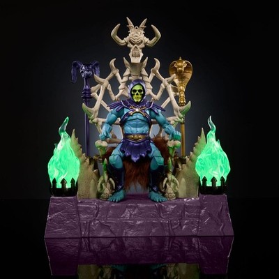 Masters of the Universe: New Eternia Masterverse Actionfigur Skeletor & Thron