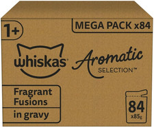 Cat Pouches Fragrant Fusion in Gravy 84X85G – Tasty Wet Cat Food with Fragrant F 4.95 per kilo