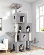 Cat Tree Tower Cat Condo for Mutilple Indoor Cats, 70in Tall Cat Tree Furnitu...