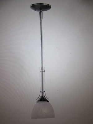 Volume Lighting Durango 1-Light Brushed Nickel Interior Pendant