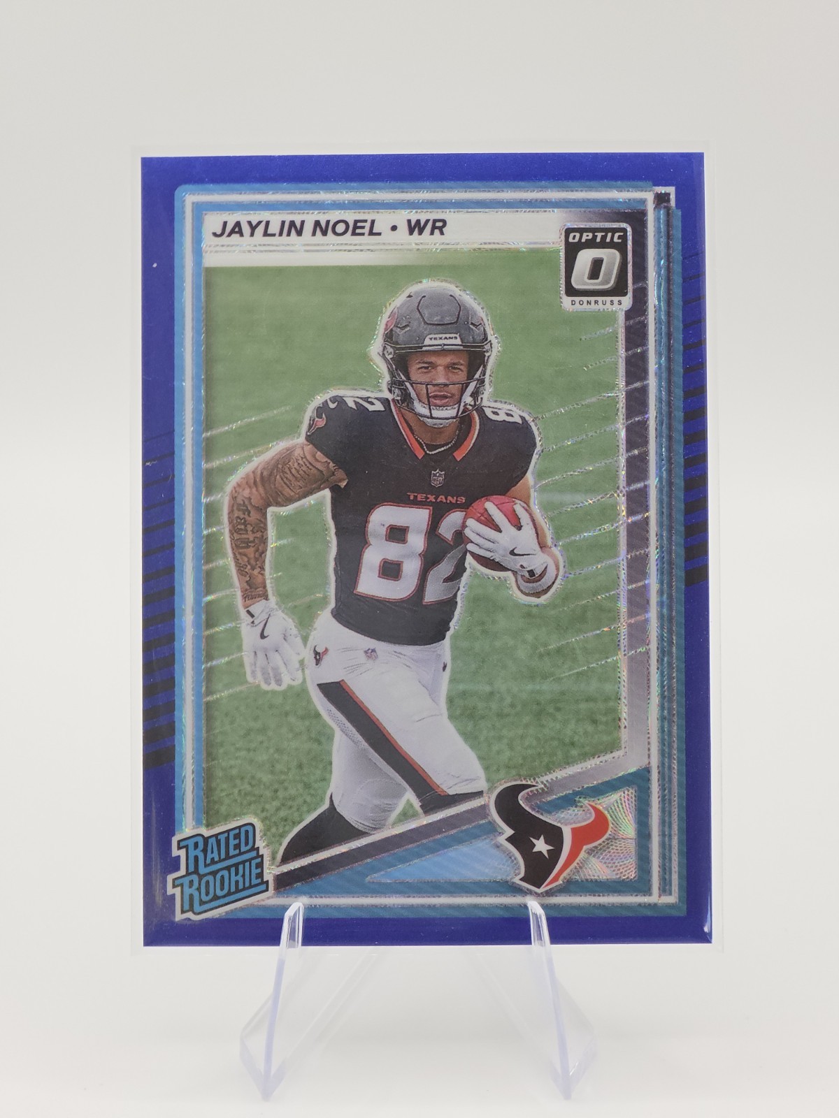 2025 Panini Donruss - Rated Rookie Jaylin Noel #324 Optic Preview Blue Scope