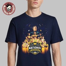Wolverines 2026 NCAA Men  s Basketball National Champions Team Members T-Shirt