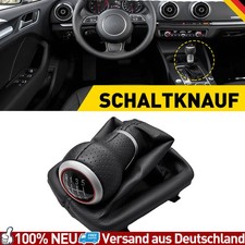 SCHALTKNAUF SCHALTSACK FÜR AUDI A3 8P1 8PA S-LINE ROT DESIGN 6 GANG 8P0863279