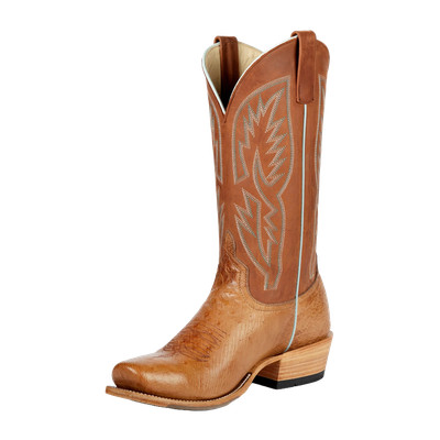 Horse Power Men's Rust Jimbo Brandy Bruciato Smooth Ostrich Boots HP9529