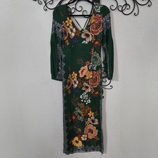 Farm Rio Verdor Maxi Dress Green Multi XS
