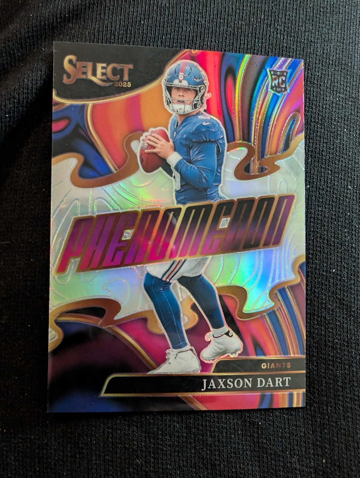2025 Panini Select - Phenomenon Jaxson Dart #22 Silver Prizm (RC)