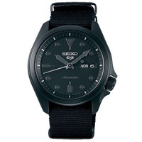 Seiko 5 Sports SRPE69K1 Herren Sportuhr Automatik Schwarzes Zifferblatt Nato