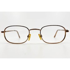 Titmus Z87 2 Eyeglasses Bronze Oval Metal Frame 51-20