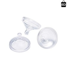 Air-Free Feeding with Nursh 3-Count Silicone Bottle Nipples - Fast Flow Design