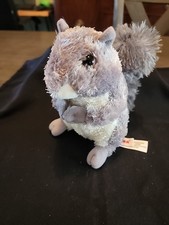 Aurora Mini Flopsie Nutty Gray Squirrel 6 1/2" Plush