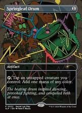 Near Mint x 1 Springleaf Drum (0022) - Foil - Borderless (Pro Tour Promos) Secre