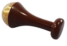 Kansa Wand Face Bronze Foot/Body Massager Wooden Handle- Health And Yoga