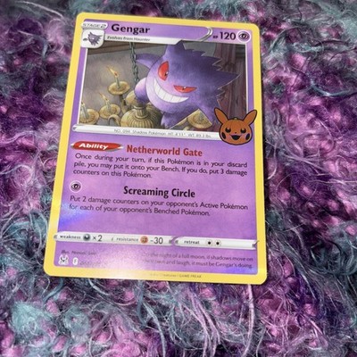 Gengar ポケモンカード 120 HP Stage 2 Gengar HP120 Halloween Edition Pokemon Card TCG | eBay