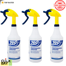 Zep Professional Plastic Spray Bottle, 32 oz (Pack of 3) 0.62 per fl oz