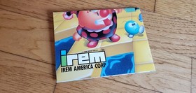 Kickle Cubicle Nintendo NES irem IRE-QC-US Poster Insert - No Game No Manual !!!