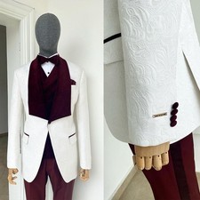 Men Suits Wedding Shawl Lapel Single Breasted Regular Fit Formal Party Wedding