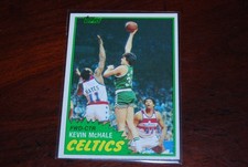 KEVIN MCHALE 1981 TOPPS #75 VINTAGE ROOKIE CARD SHARP BEAUTY CELTICS HOF !. rookie card picture