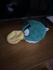 RARE Angry Birds 5" Hal Plush Open Beak Green Toucan Bird Commonwealth Rovio