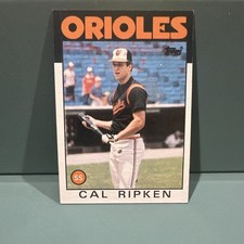 Topps Cal Ripken Baltimore Orioles 1986 Base Set #340 Baseball Card