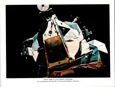 Ascent Stage Lunar Module Challenger Apollo 17 Original 8.5x11 Photo Print