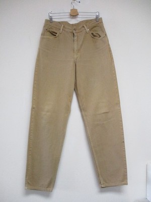 Vintage 80s Brittania Jeans Mens 34x32 Brown Denim Relaxed Straight Leg