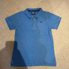 Joules Kids Polo Shirt Blue Age 11-12