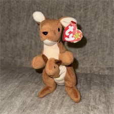Ty Beanie Babies-Original Kangaroo Plush 1996, Pouch