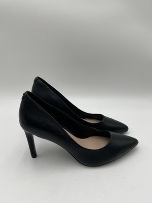 Women s Karl Lagerfeld Paris Royale stiletto Black Leather pumps Size 7M