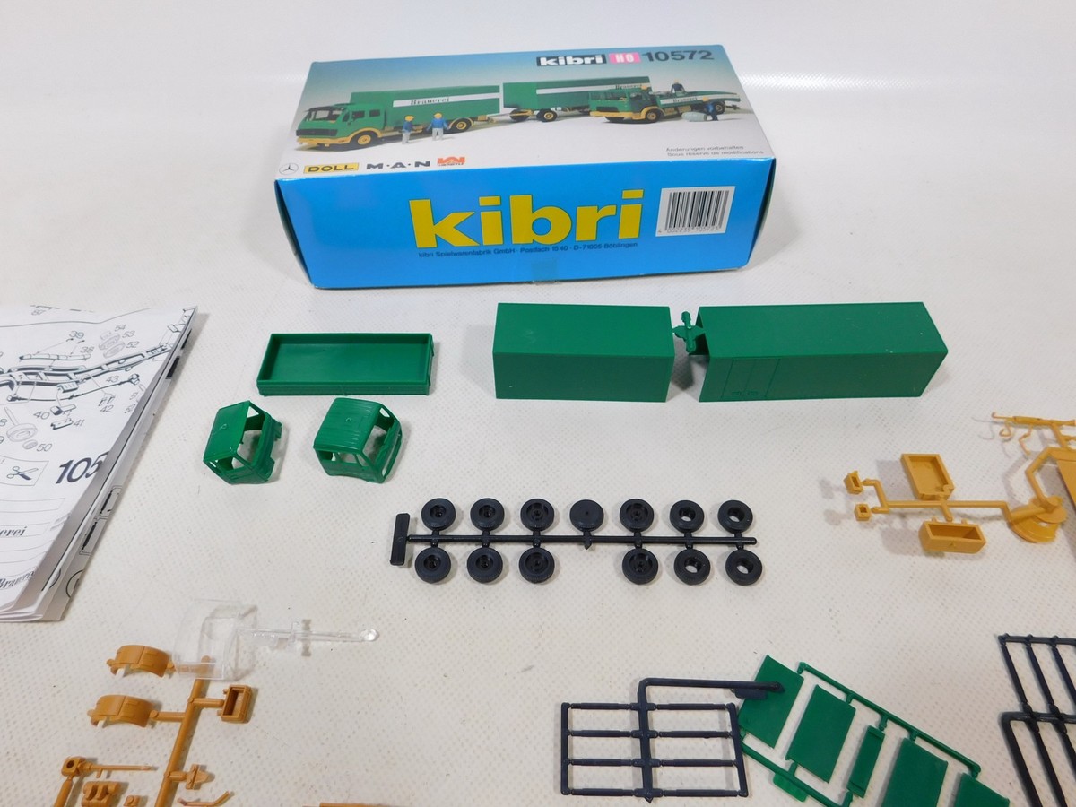 Kibri H0 1:87 10572 Kit Truck Brewery Unbuilt: Man MB Top + Box
