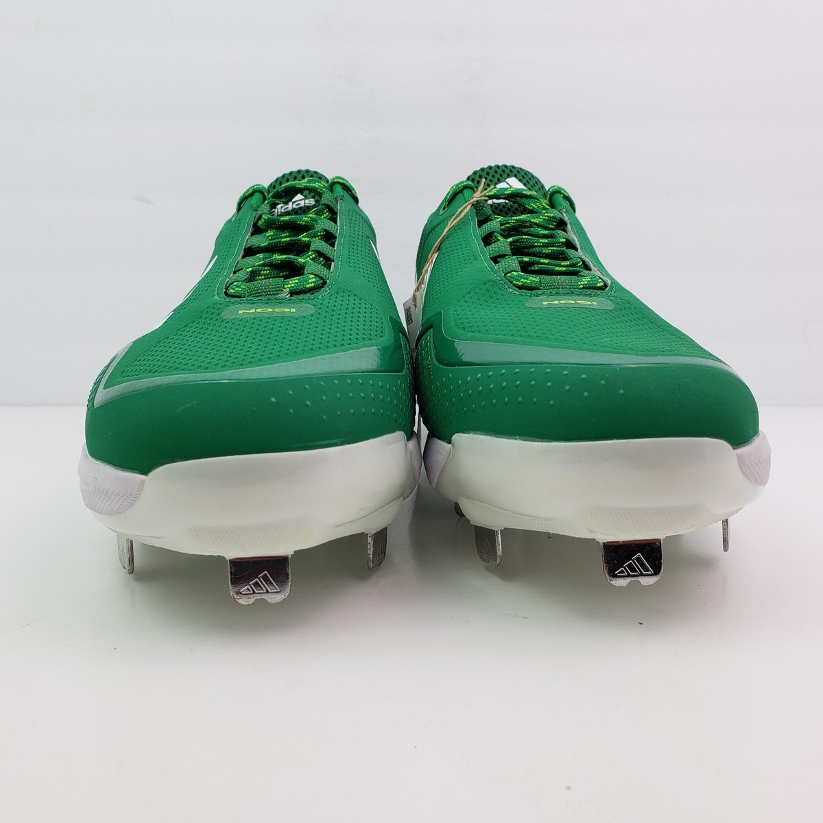 Adidas Icon 7 Mens Size 15 Green White Metal Baseball Cleats S23859 Adidas Icon 7 Mens Size 15 Green White Metal Baseball Cleats  main image 4