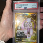 🚀 Pokemon DRI-EN  Team Rocket's Mewtwo #240 Hyper Rare🔥 PSA Gem MT 10