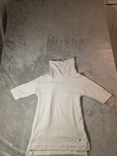 Nike Sportswear Funnel Neck Sweatshirt Women s Small Gray Fleece Pullover NWOT