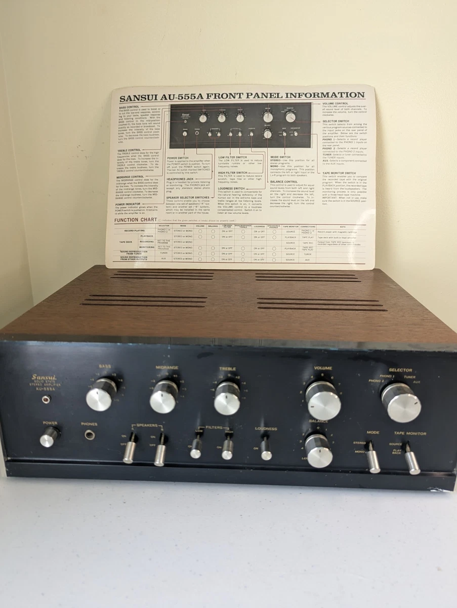 Preços baixos em Amplificador integrado Sansui Au | eBay
