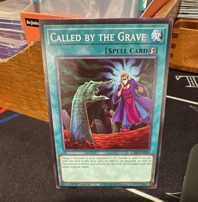 Konami Called by the Grave Spell Card Yu-Gi-Oh! TCG English 1st Ed