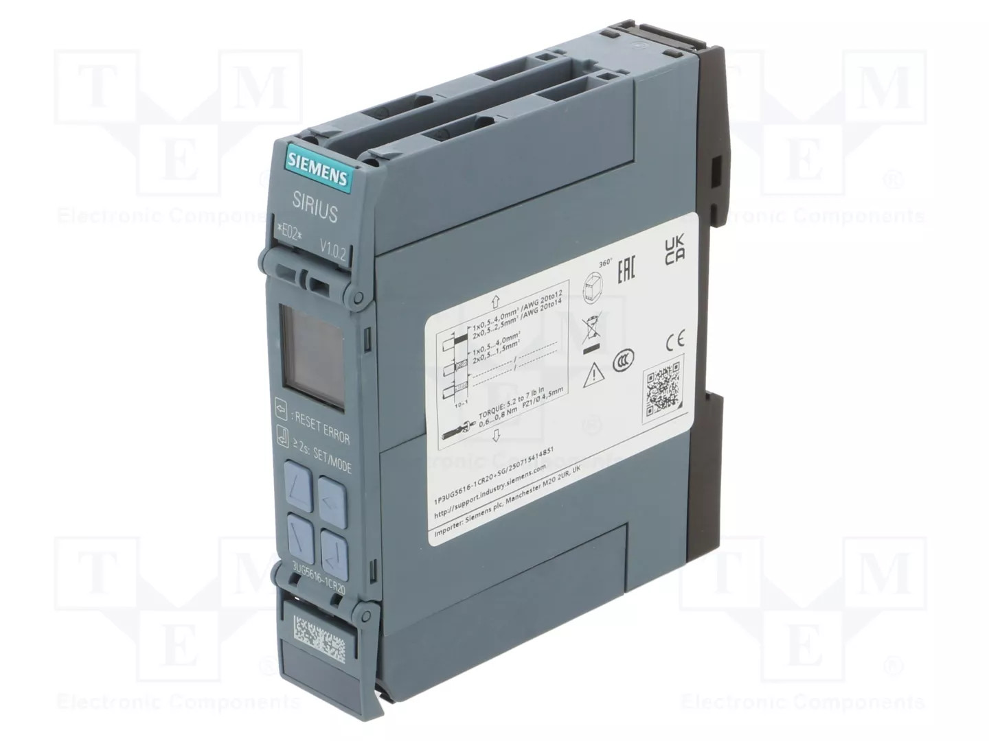 SIEMENS 3UG5616-1CR20 Voltage monitoring relay