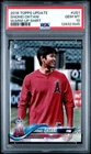 2018 Topps Update Shohei Ohtani Rookie Warm-Up Shirt SP PSA 10 GEM MINT Low Pop