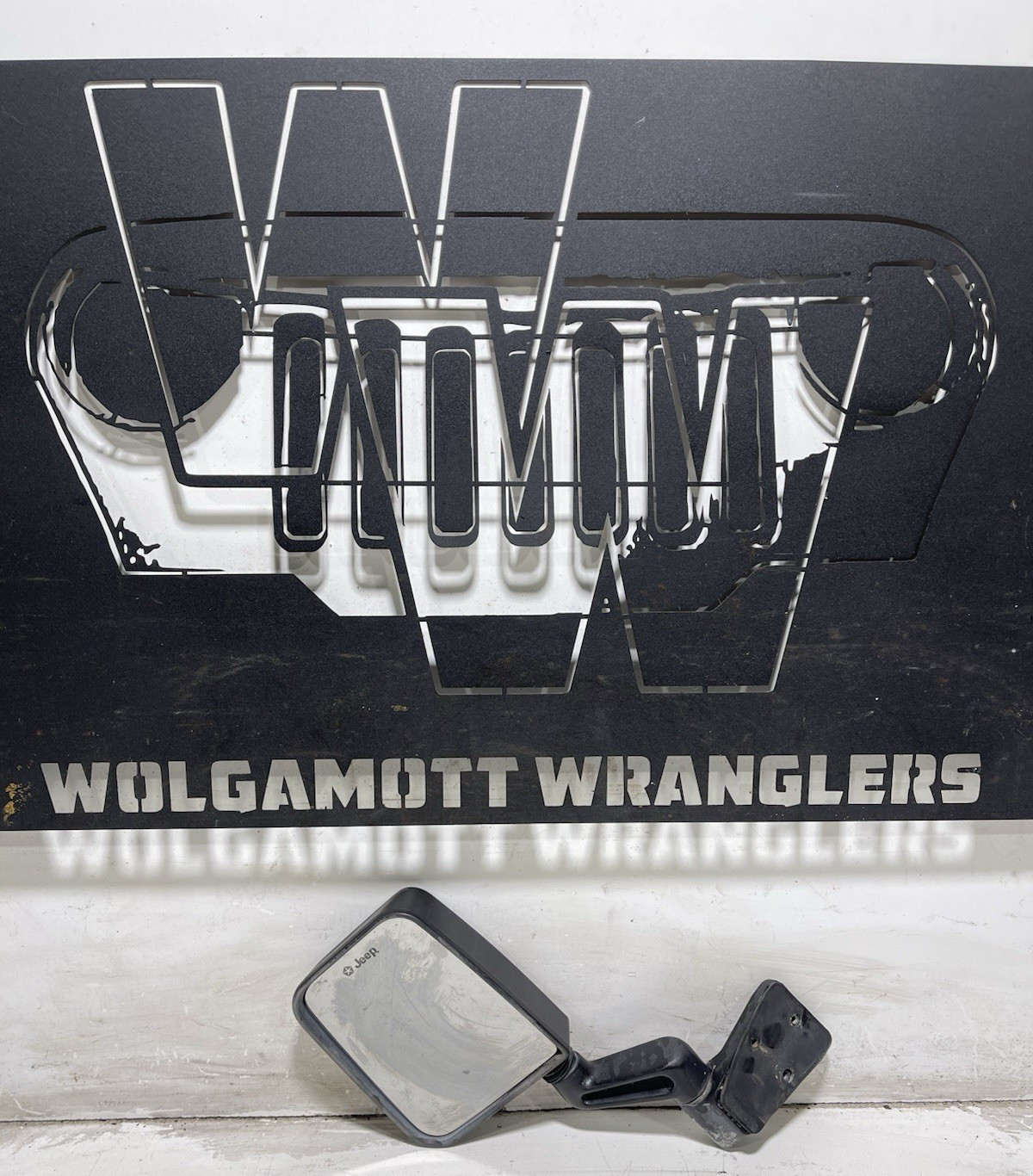 Driver Left Outer Side Mirror Sideview w/ BOLTS OEM 97-02 Jeep TJ Wrangler CC